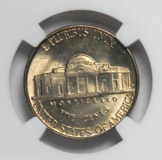 1947-D JEFFERSON NICKEL 5 FULL STEPS SUPER GEM NGC MS67 5FS! - Image 3 of 4