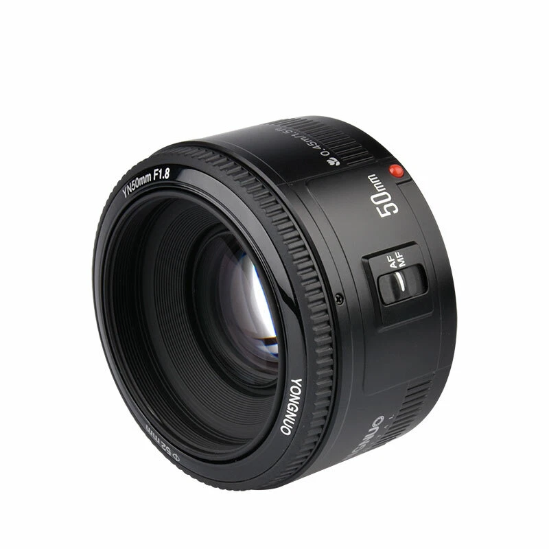 Yongnuo YN50mm F1.8 AF MF Large Aperture Auto Focus Lens For Canon EOS 60D 70D - Image 2 of 4