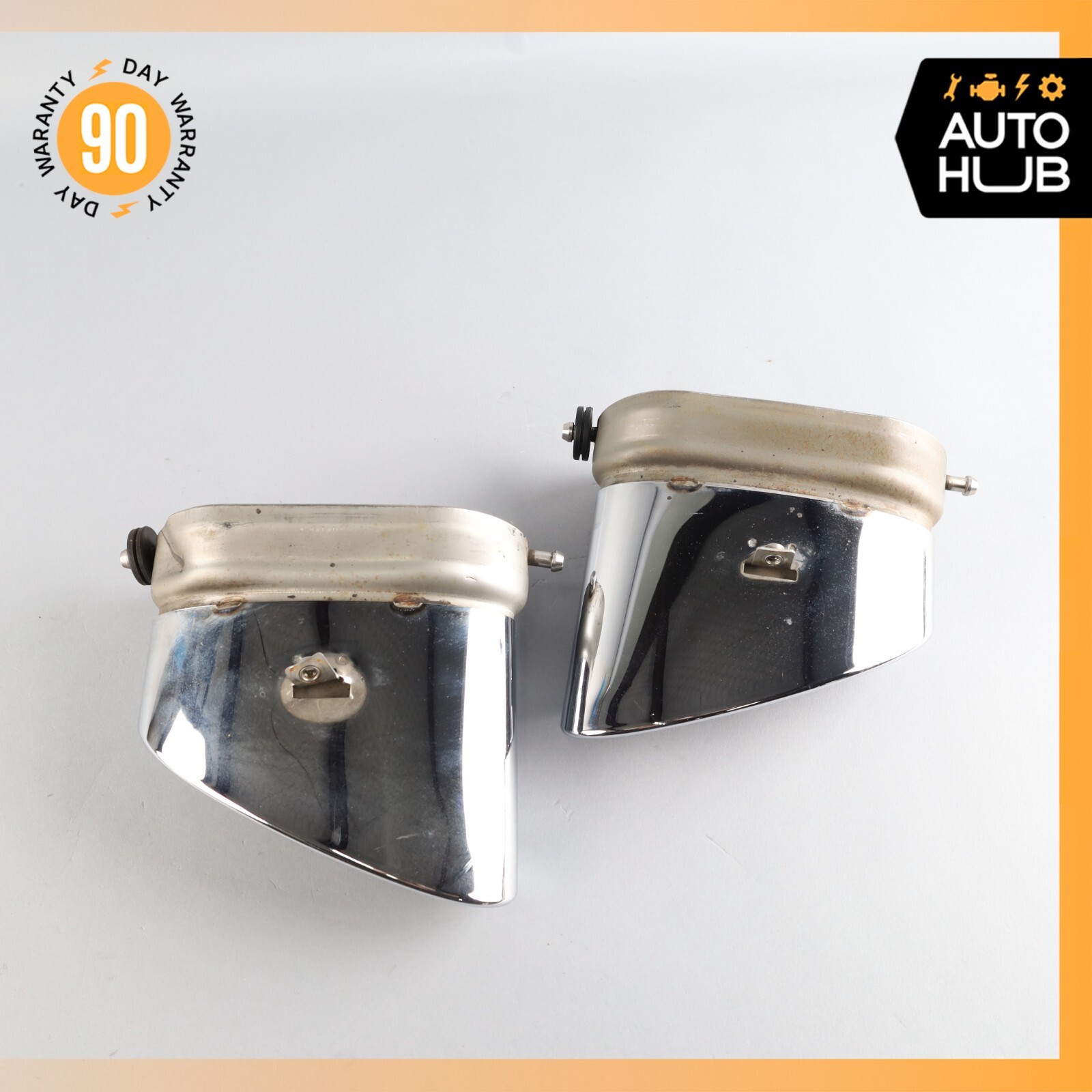 Bentley Continental GTC GT Exhaust Muffler Tips Left and Right Set OEM 63k