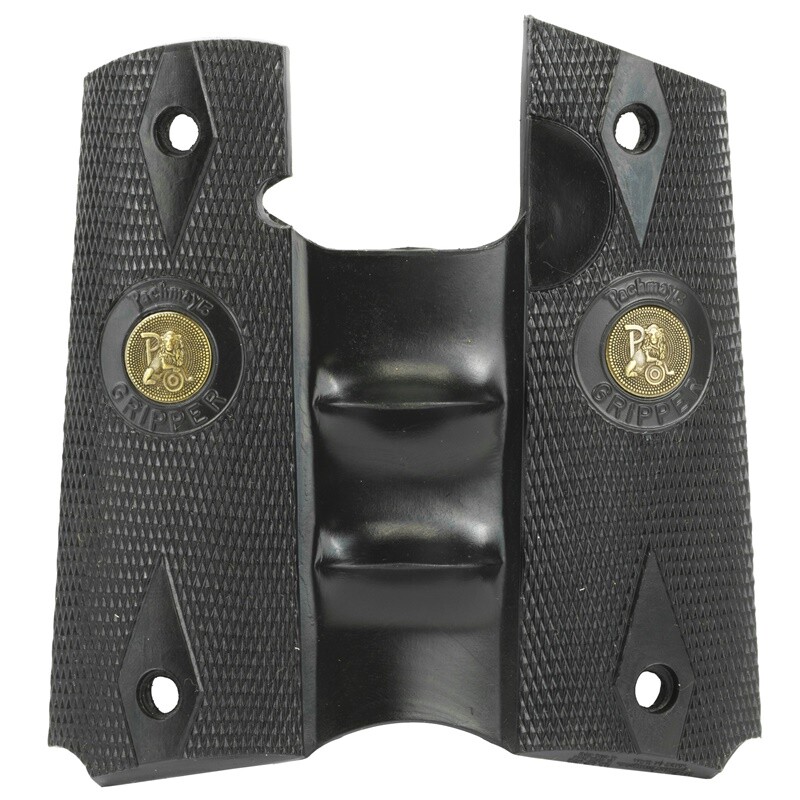 Pachmayr Signature Grip Fits Colt 1911 with Finger Grooves Black