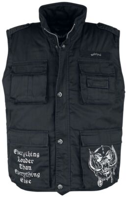Veste/gilet Motard Motorhead Ranger - Noir, Homme - Neuf Avec étiquettes - Polyester/coton, Toutes Saisons