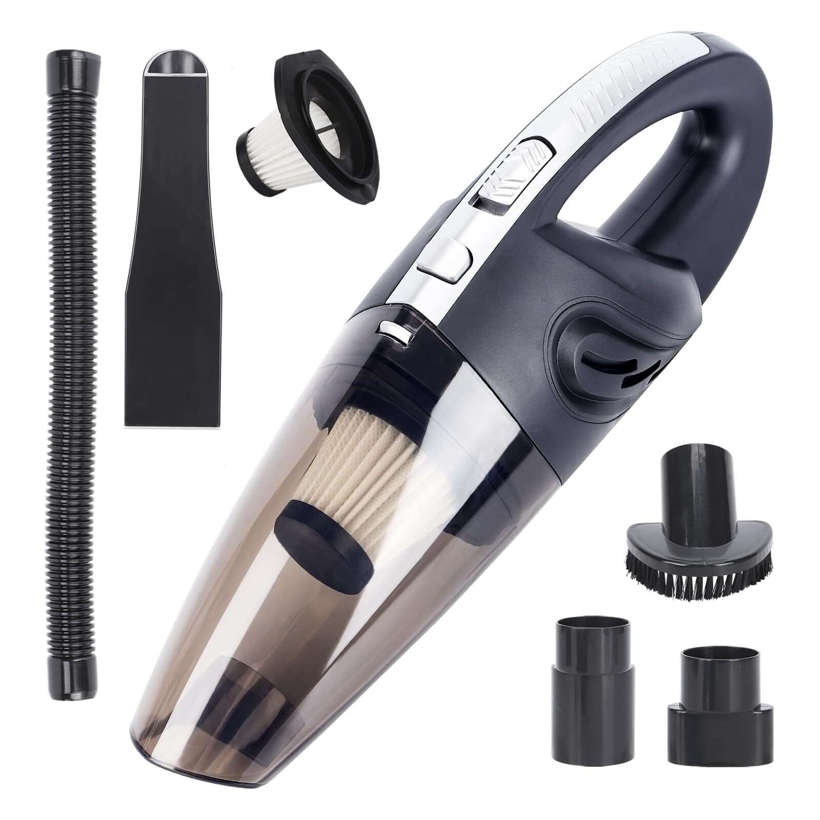 Cordless Handheld Vacuum for Cars with Rechargeable Battery