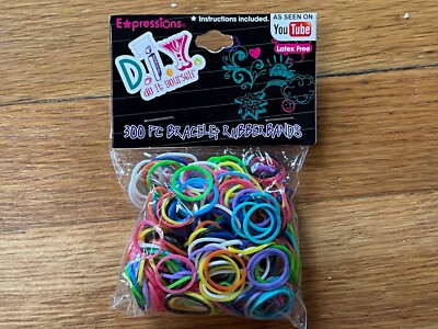  Expressions DIY do it yourself Loop Bracelet Rubberbands 300pc New