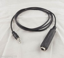 1x 3.5mm 1/8" TRS Male Stereo to 6.35mm Female Jack Audio Connector Cable 5FT