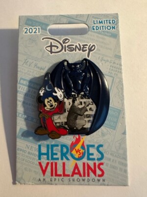 WDW Sorcerer Mickey Chernabog And Walt Heroes Vs Villains LE 200