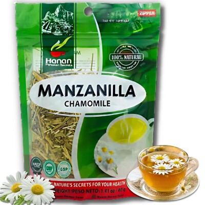 Te de Manzanilla 40g - Chamomile Loose Leaf Tea for  Digestive Support from Peru