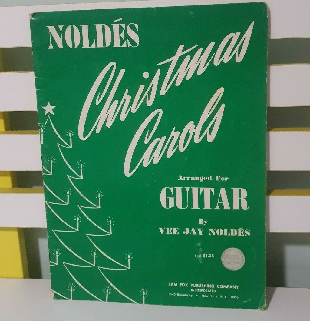 Christmas Carols Arranged for Guitar! Sheet Music by Vee Jay Noldes!