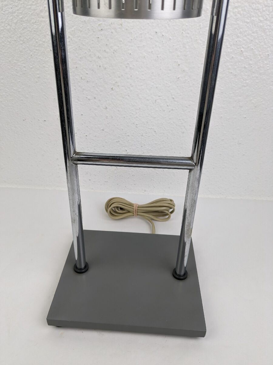 Vtg Trombone Jo Hammerborg Table Lamp for Fog & Mørup Chrome Vtg Trombone Jo Hammerborg Table Lamp for Fog & Mørup Chrome