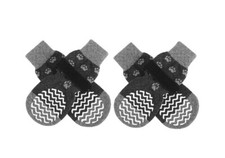 Anti-Slip Dog Socks, Double Sided Traction Control Paw Protector, 2 Pairs Medium