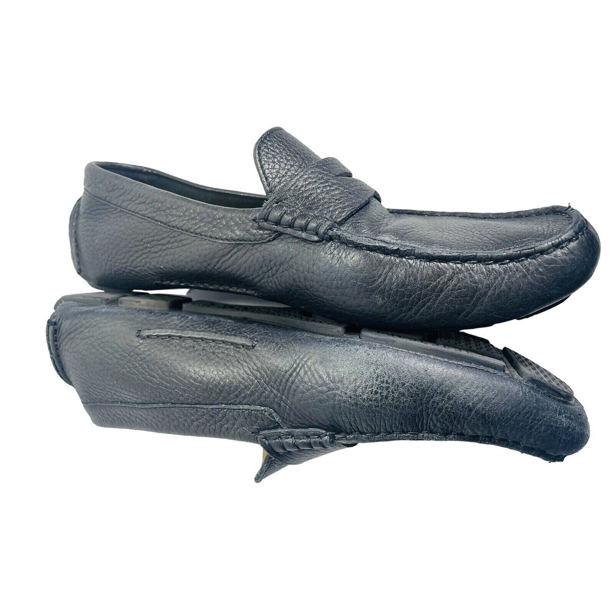 Cole Haan C04535 Black Penny Loafers Driving Mocs Soft Comfort Mens Size 9.5 Amazon.com | Cole Haan Mens Grand Laser Penny Driver, Black  main image 2