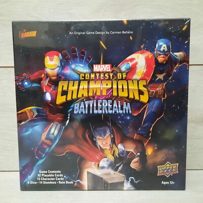 Marvel Contest of Champions Battle Realm Brettspiel Brandneu & Versiegelt Iron Man