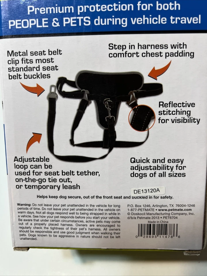 Arnés de viaje PETMATE The Ultimate grande hasta 80 lb BONITO Foto 3 de 4