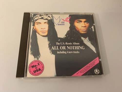 Milli Vanilli – All Or Nothing - The U.S. Remix Album - CD © 1989 - 12"Mixes - Afbeelding 1 van 3