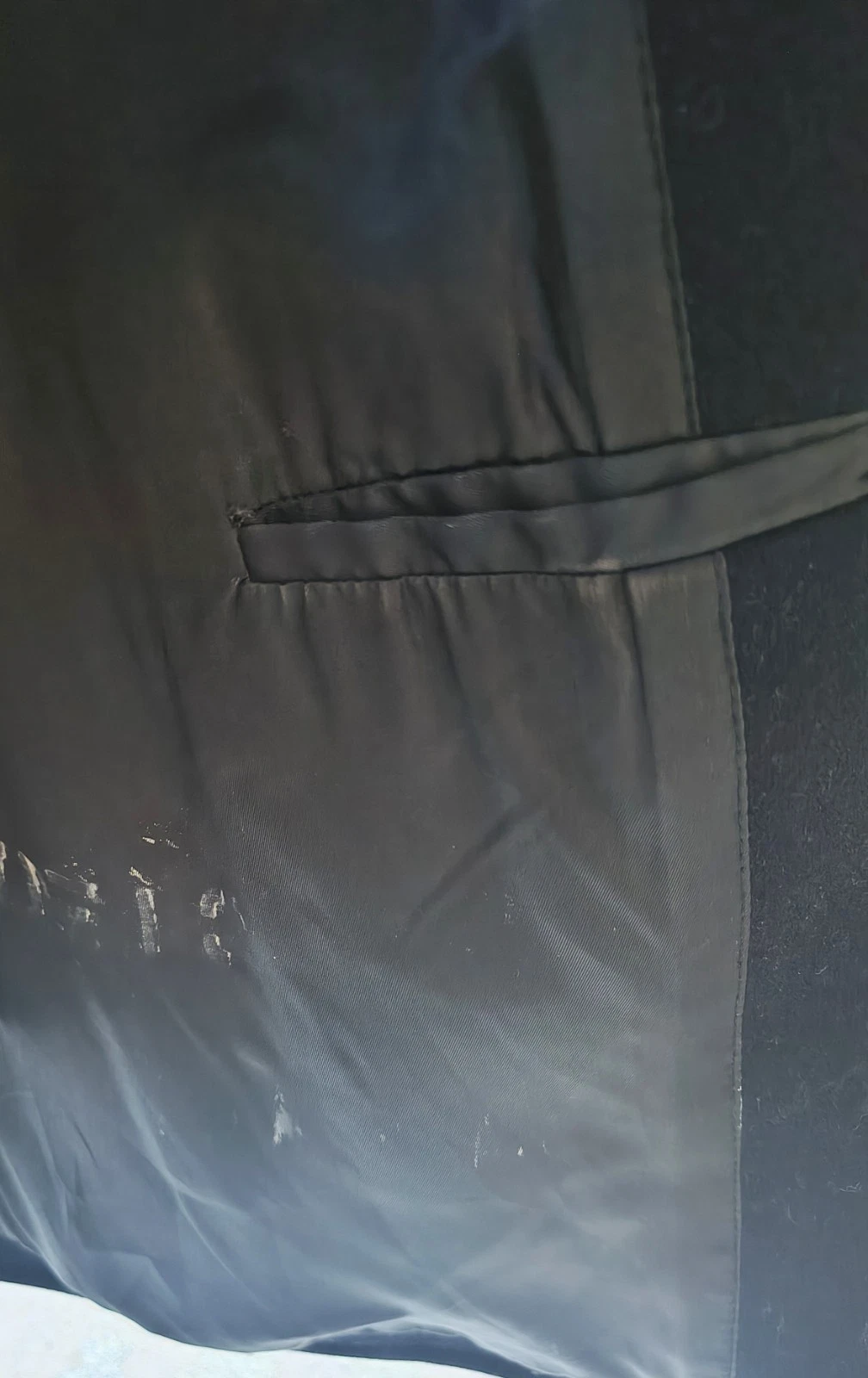 Peacoat Naval Clothing Depot Black Wool 42R, Superb Condition - product detail image 8