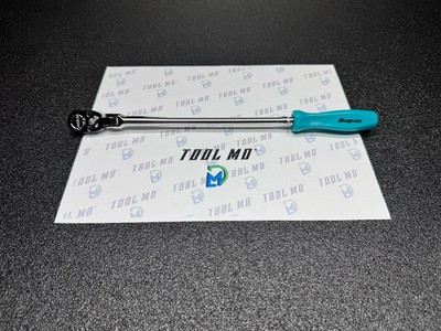 #ad Snap on Tools USA RARE TEAL 1 4quot; Drive Extra Long Flex Head Ratchet THLLFD72TL $399.95