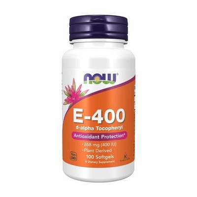 Now Foods Vitamin E-400 Mixed Tocopherols - 100 Count (Pack of 1), No Color