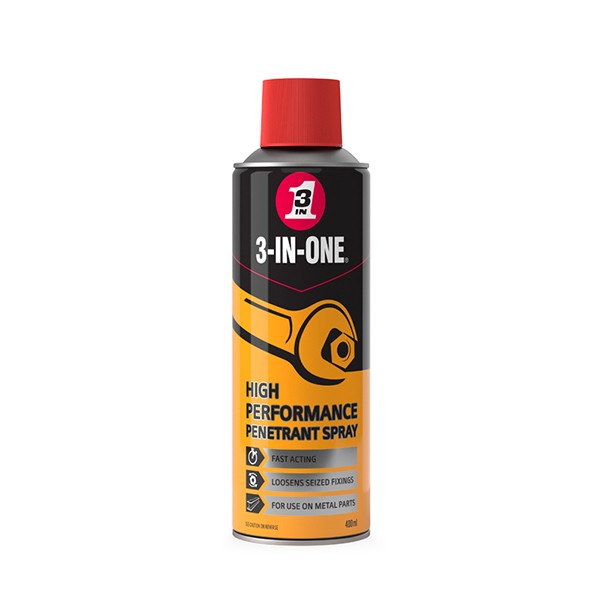 44601/03 Fast-acting Performance Penetrant Spray Rust Protection 400ml 3-In-One