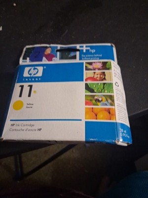 HP 11 Yellow Ink Cartridge (28 ml) - C4838A Exp Dec 2007