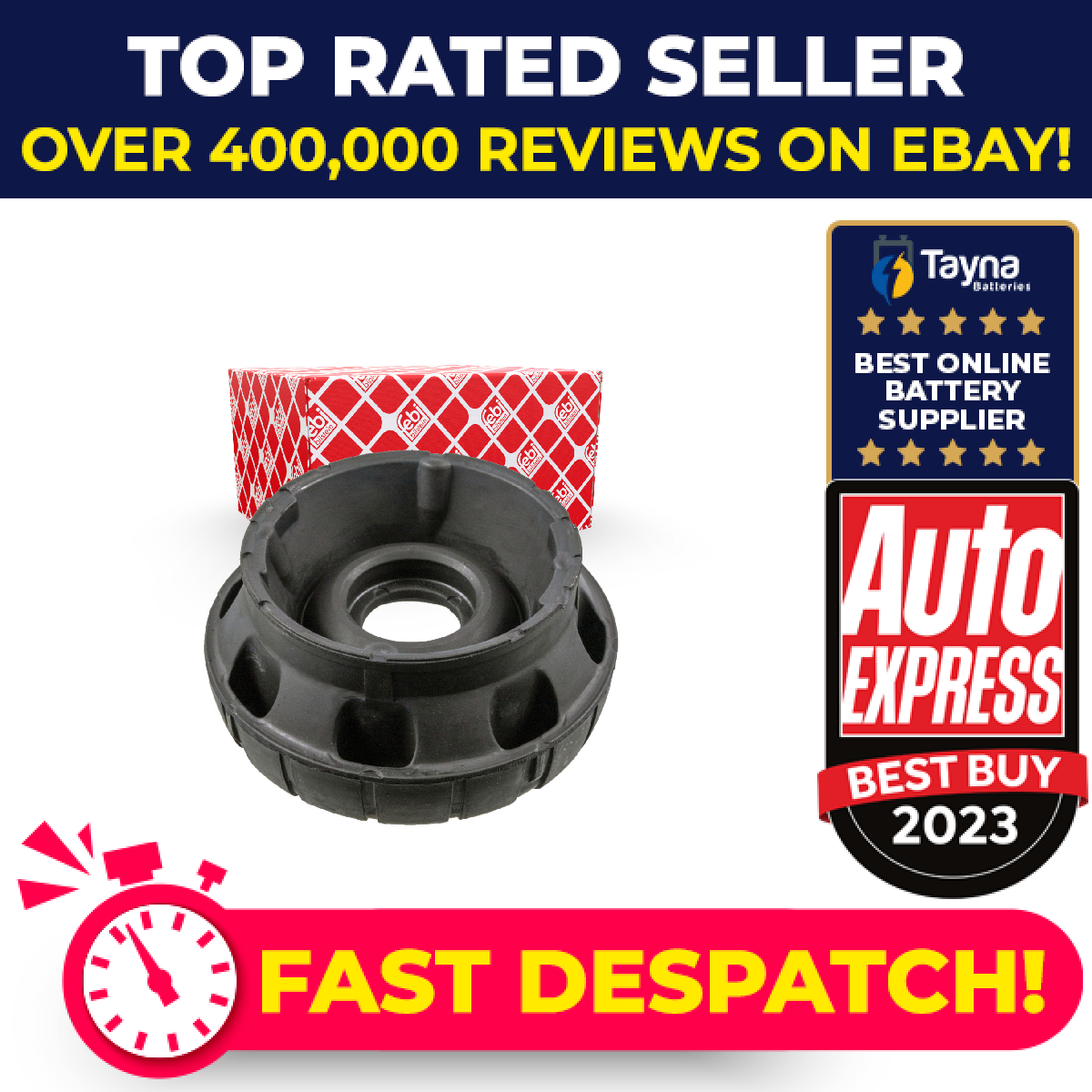 Top Strut Mounting fits NISSAN NV300 X82 Front 1.6D 2.0D 2016 on 5431000QAB Febi