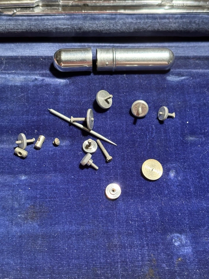 Vintage Dietzgen 1037 C Drafting Compass Set Drawing Instruments in Case German - Image 3 of 4