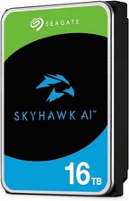 Seagate Skyhawk AI SATA III 3.5" Internal Hard Drive - 16TB, Single, 512MB Cache