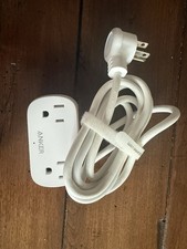 Anker Extension Cord Mini Power Strip with USB Ports 2 Outlets and 2 USB-A Ports