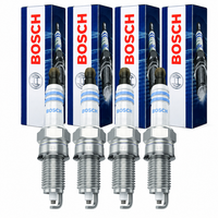 4X Bosch ZüNdkerzen YR6DES Fiat 500 Punto Alfa Romeo Mito 1.4 LPG 0242140519