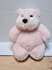 24K Polar Puff Pink Teddy Bear Plush 1987 6.5" Stuffed Animal VTG Mighty Star