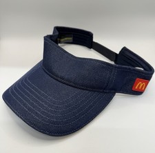 McDonald s Employee Denim Style Visor Hat Sna...