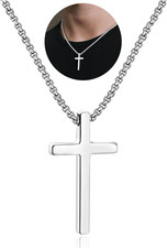 Stocking Stuffers for Teen Boys Men - Christmas Gifts Stainless Steel Cross Pend