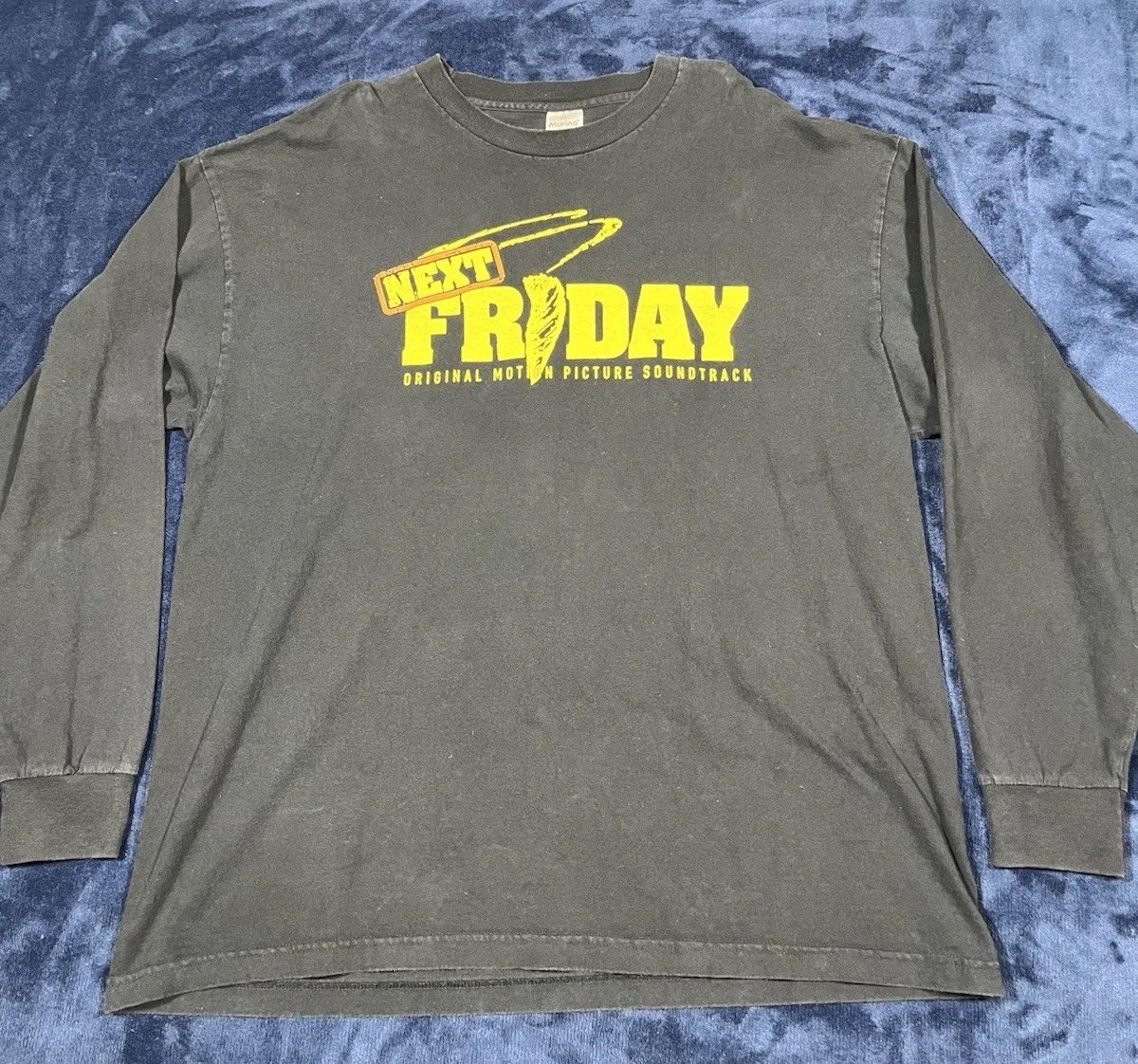Vintage 90s Next Friday Movie Soundtrack Long Sleeve T Shirt Size 