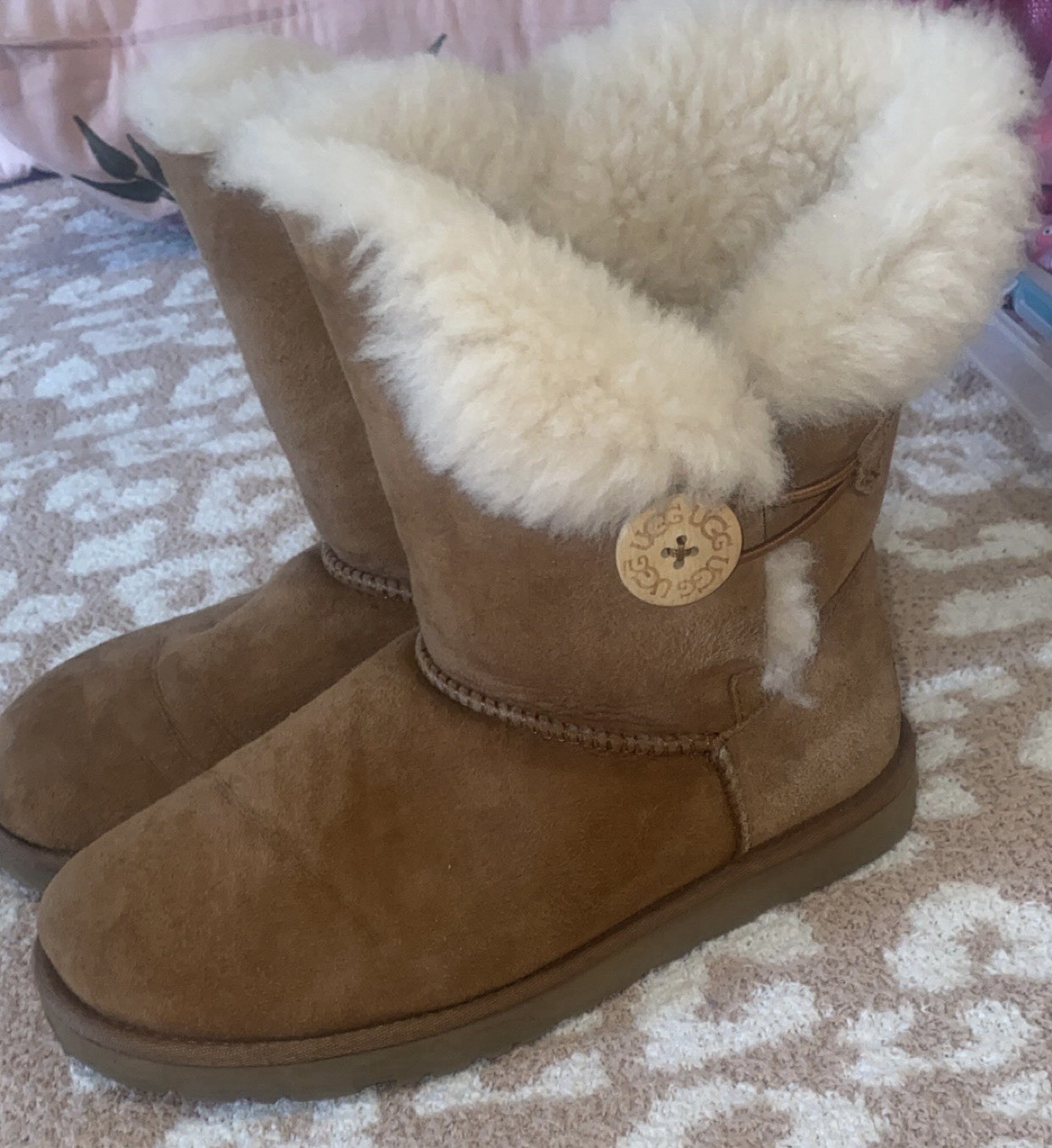 UGG Bailey Button II Boot  Shearling Side Button … - image 1