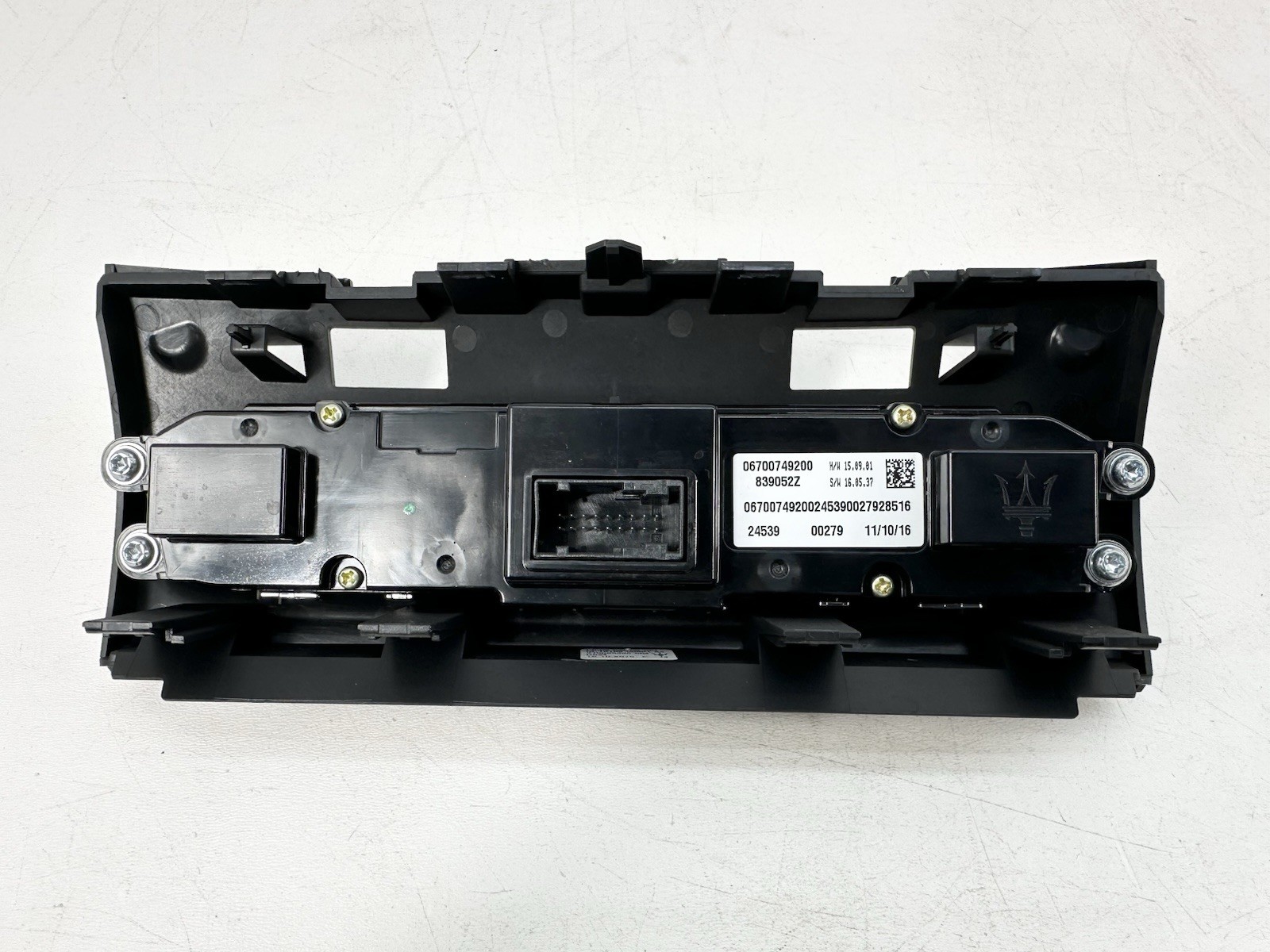 2017 Maserati Ghibli AC Heater Climate Control Switch Panel OEM 6700749200