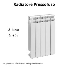 Termosifone termosifoni in alluminio acciaio radiatore altezza bianco caldo 60