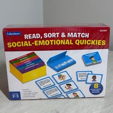 NEW Lakeshore Learning Read Sort Match Social Emotional Quickies Educational Kit
