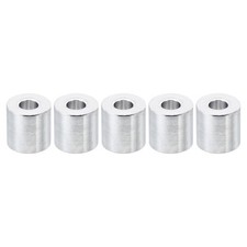 5Pcs M8 Aluminum Spacers Metal Spacer Aluminum 8.5mm ID x 20mm OD x 20mm L
