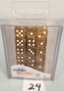 NEW Oakie Doakie DICE 36 D6 Dice 12mm Sets SPECKLED ORANGE 24