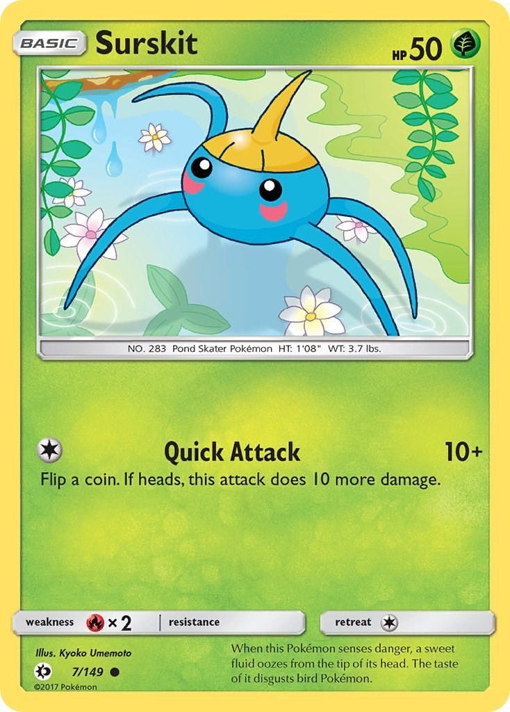 Surskit SM Base Set #7/149 Lightly Played