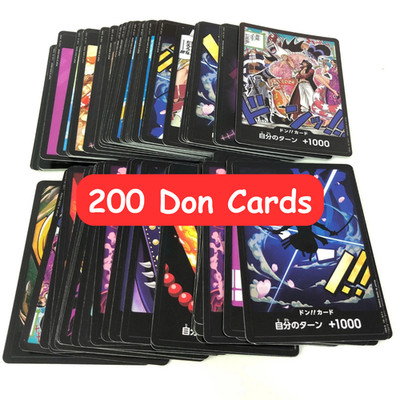 ONE PIECE TCG Authentic Lot Bulk Bundle Set 200 Japanese NORMAL DON Card Game