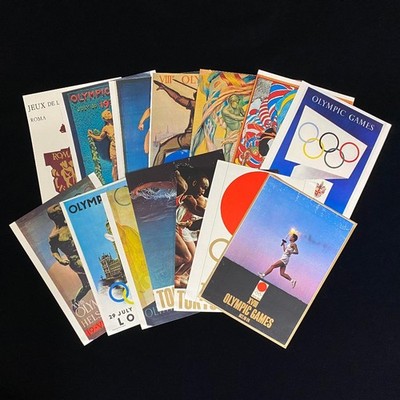 Vintage 1964 Tokyo Olympics Poster Collection 21.0× 29.7cm Yusaku