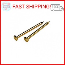 Brass Plated Escutcheon Pins - 3/4 x 14 - Hardware Essential