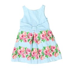 Janie and Jack Pleated Rose Dress Girls size 3