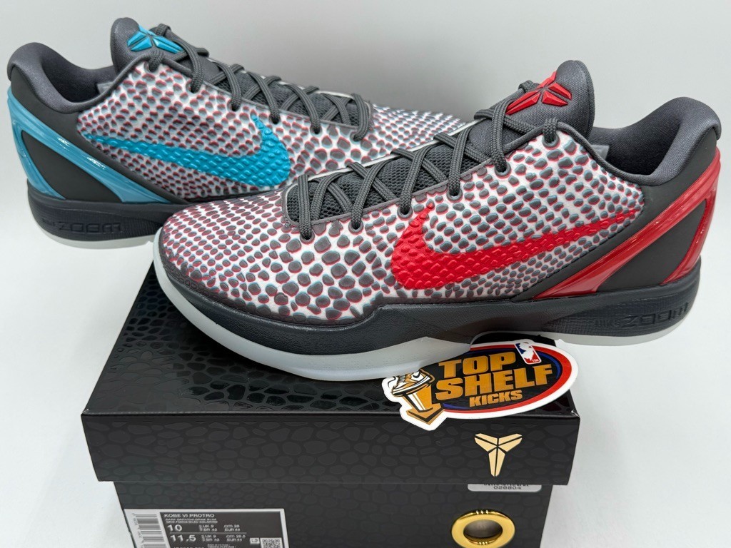 DS New Nike Zoom Kobe 6 Protro 3D Hollywood Size 10 2026 Authentic