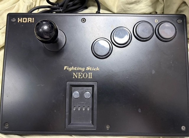 Manette NEO GEO Fighting Stick NEO 2 HORI HNS-08 d'occasion testée