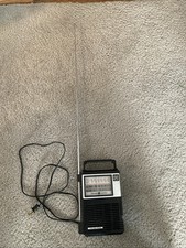 Vintage GE Portable Radio AM/FM TV Sound Model 7-2939 A General Electric TESTED