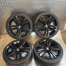 2016 SEAT LEON MK3 5F CUPRA R GENUINE 19" X4 ALLOY WHEELS 5F0601025K BLACK