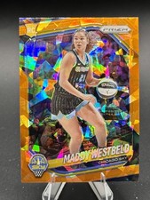 2025 Panini Prizm WNBA #138 Maddy Westbeld Orange Ice Prizms