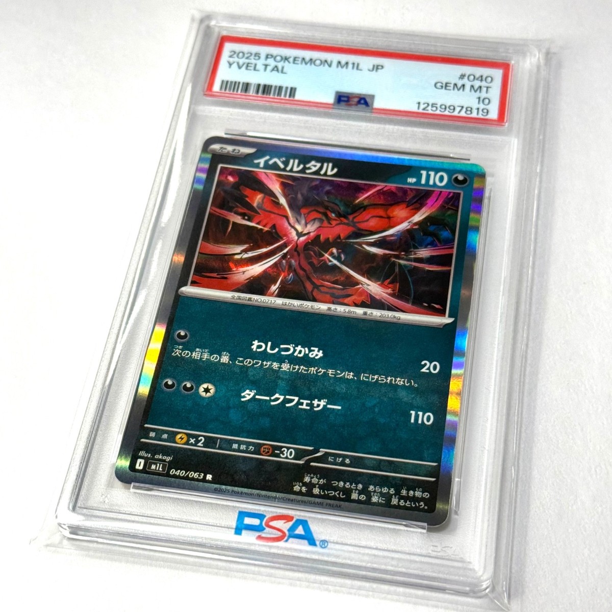 Yveltal 040/063 M1l: Mega Brave Holo (Japanese) for sale online | eBay