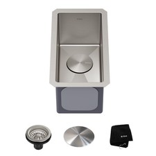 Kraus KHU101-10 Standart PRO 9-1/2" Undermount Single Basin - Stainless Steel