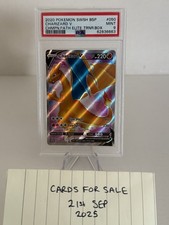 Charizard V SWSH50 Full Art Promo Champion's Path Ultra Rare Mint PSA 9 Pokemon